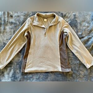 Champion fleece sweater in grey and dark gray size S women